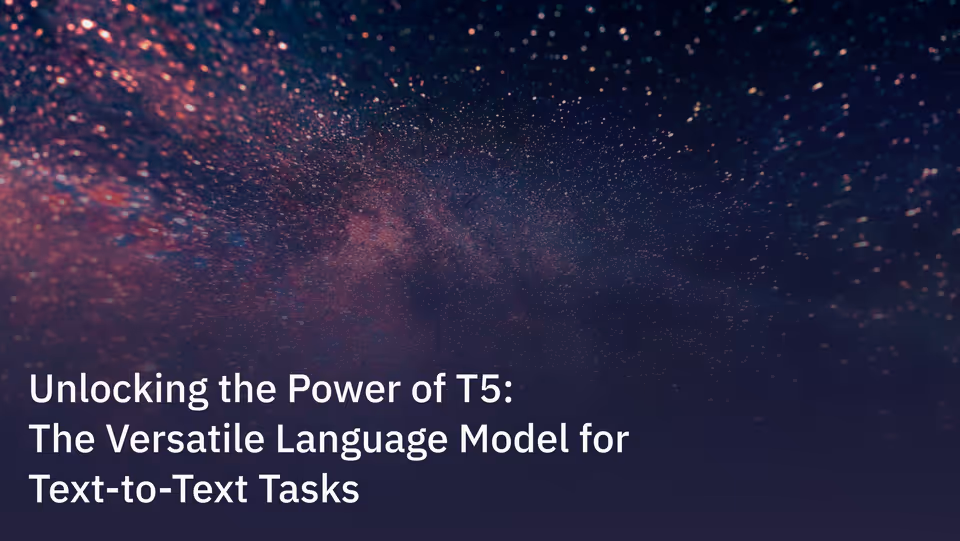 Unlocking the Power of T5: The Versatile Language Model for Text-to-Text Tasks
