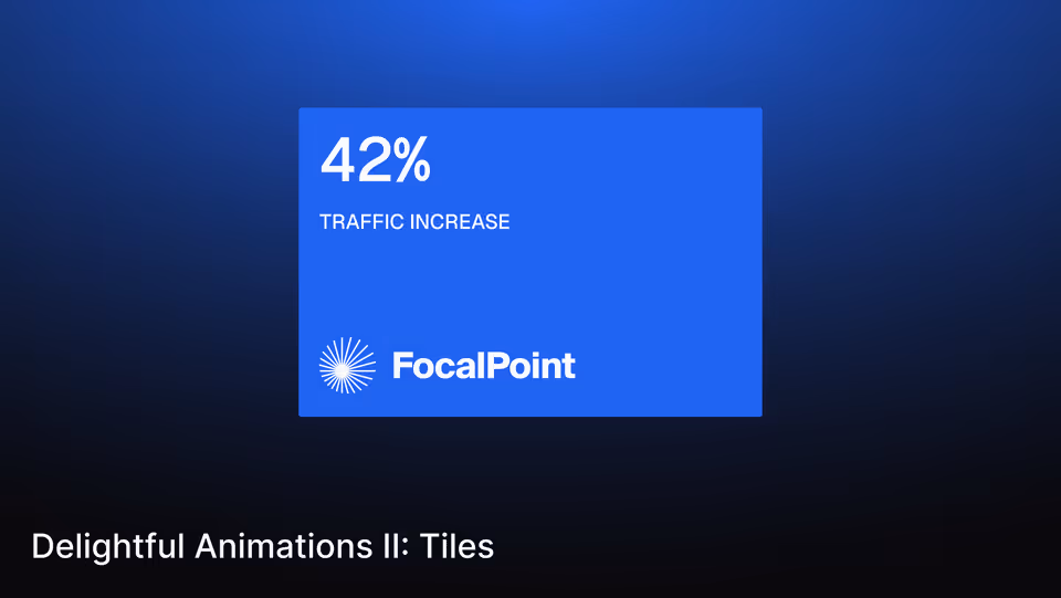 Delightful Animations II: Tiles